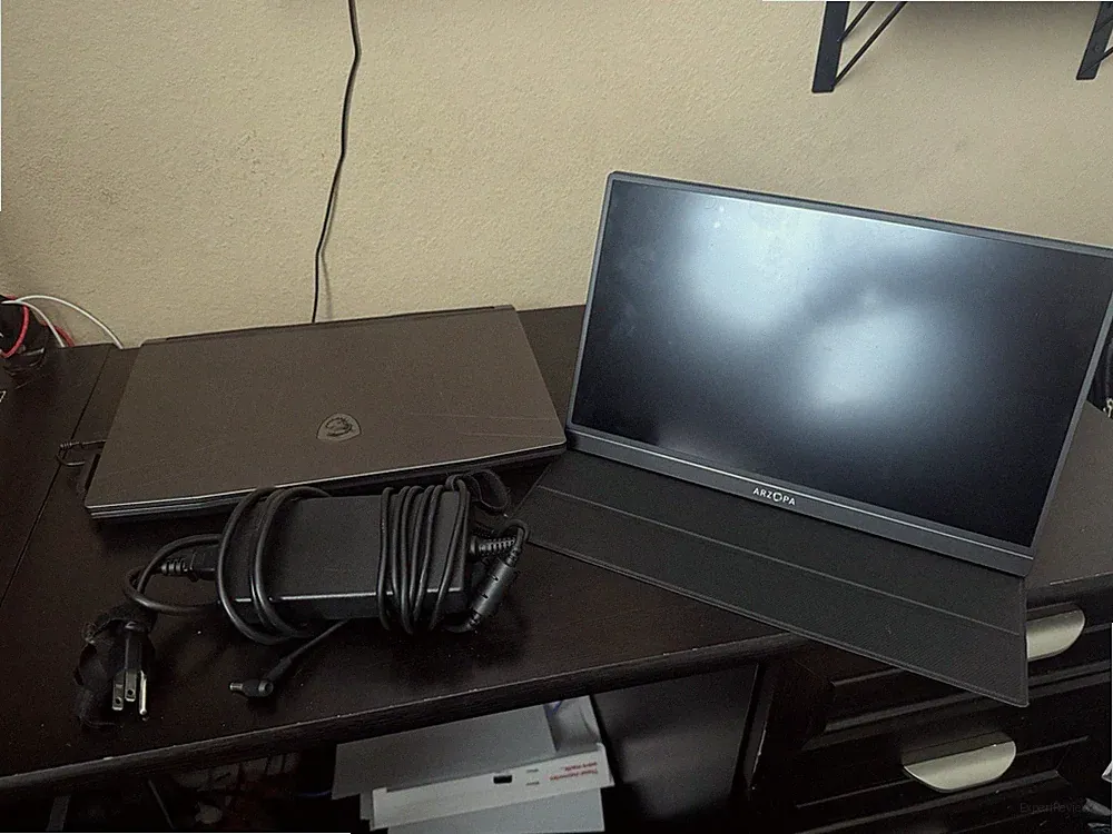 MSI Gaming Laptop 144Hz Intel Core I7 GeForce RTX 3070 With Portable Monitor
