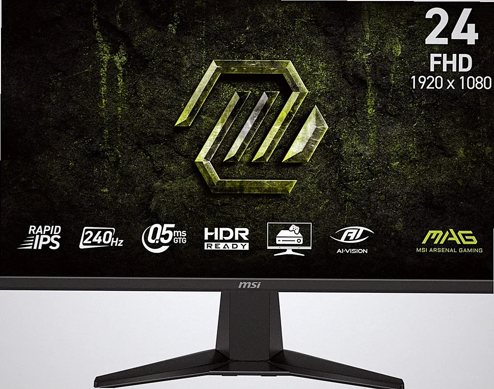 Msi Mag 245F X24 24-Inch 1920 X 1080 Fhd Gaming Monitor 240Hz Amd Freesync