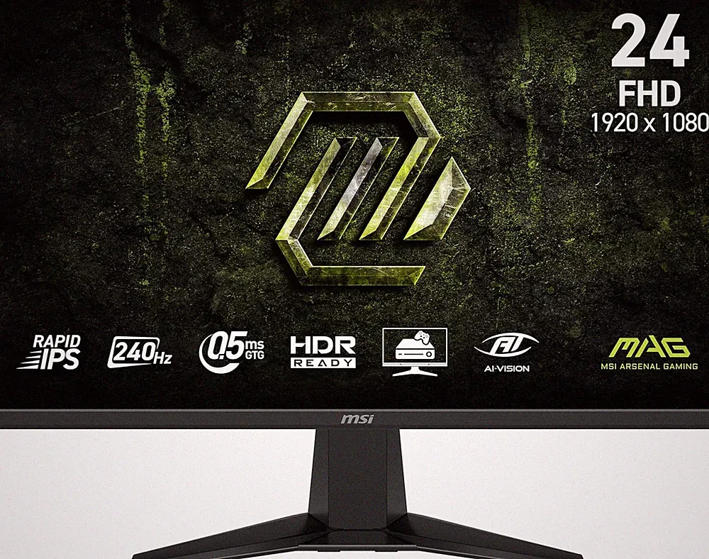 Msi MAG 245F X24 24-Inch 1920X1080 (FHD) Gaming Monitor, 240Hz, Freesync Premium