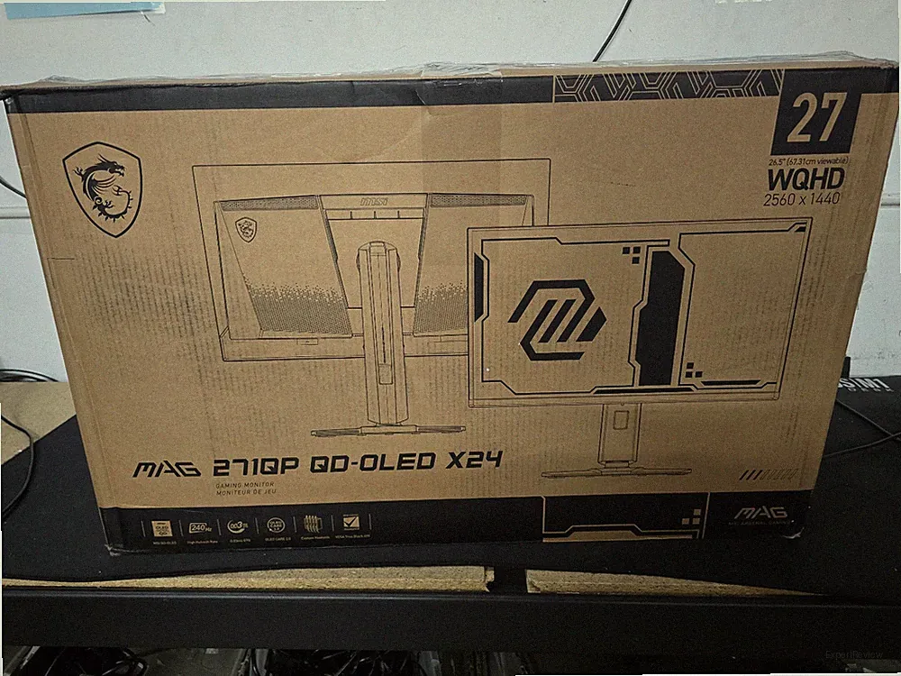MSI MAG 271QP QD-OLED X24 27" QHD 240Hz Gaming Monitor Adaptive-Sync, Black (#2)