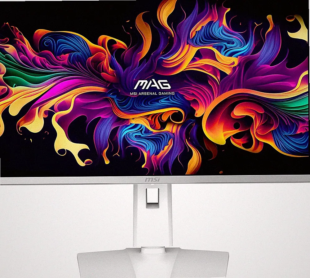 MSI MAG 272QPW QD-OLED X28 27" WQHD Gaming Monitor, 280Hz/0.03ms HDR 400 WHITE