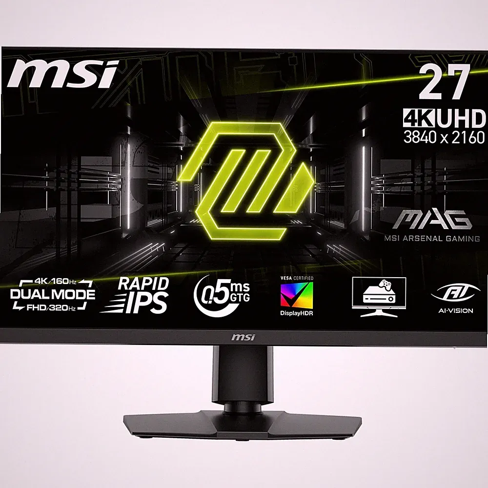 MSI MAG 272URDF E16 27" UHD 3840x2160 160Hz .5ms LCD Gaming Monitor