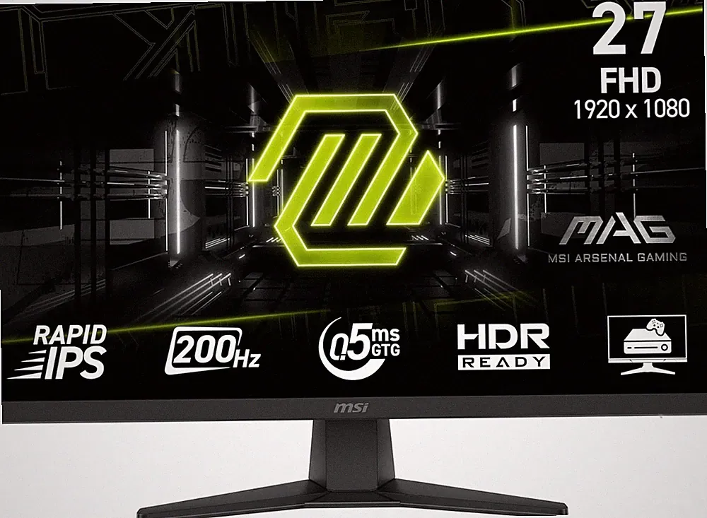 MSI MAG 274F 27" IPS FHD 200Hz 0.5ms, FreeSync HDR Ready Tilt, Gaming Monitor