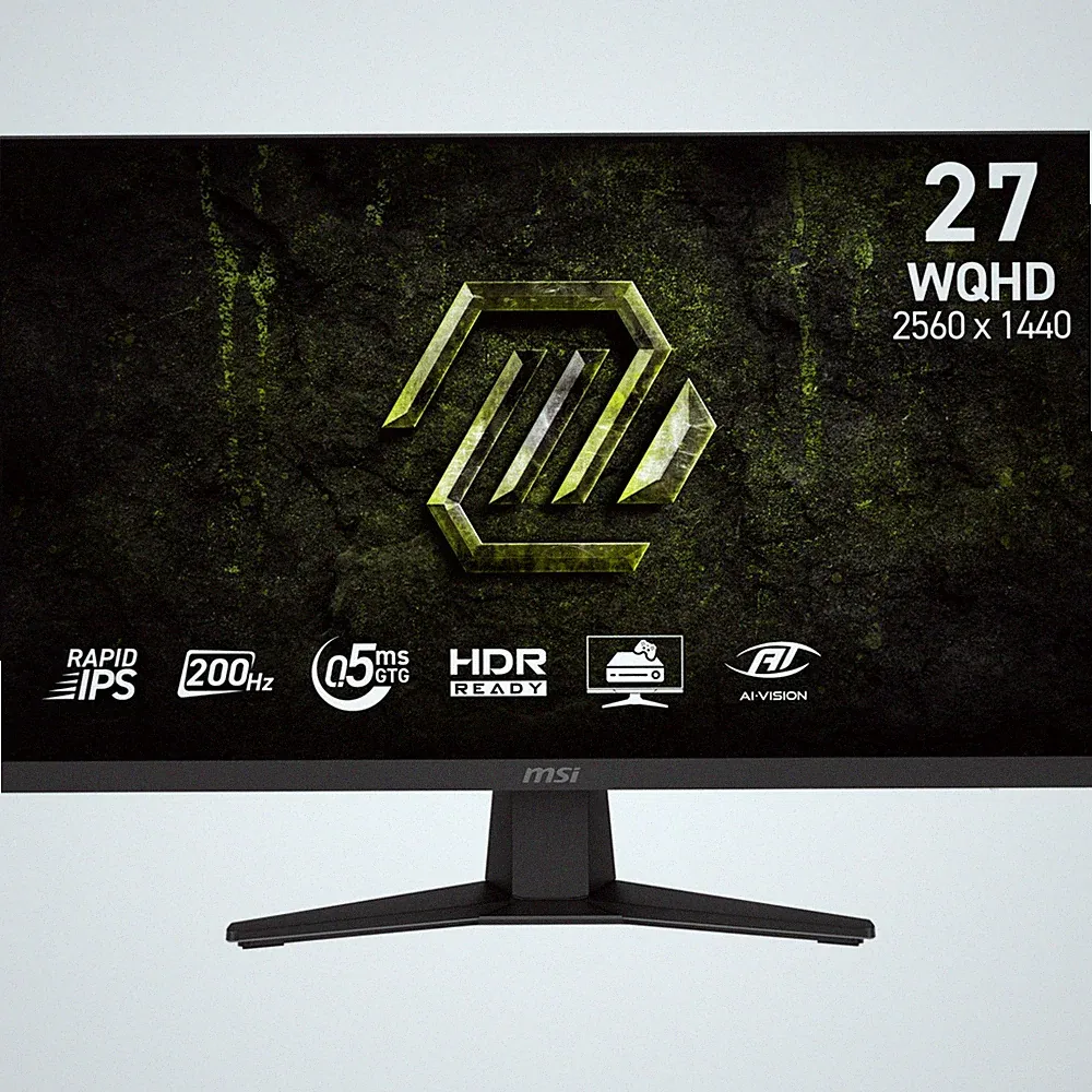 MSI MAG 274QF E20 27" WQHD Rapid IPS 0.5ms (GtG) 200Hz Anti-glare Gaming Monitor