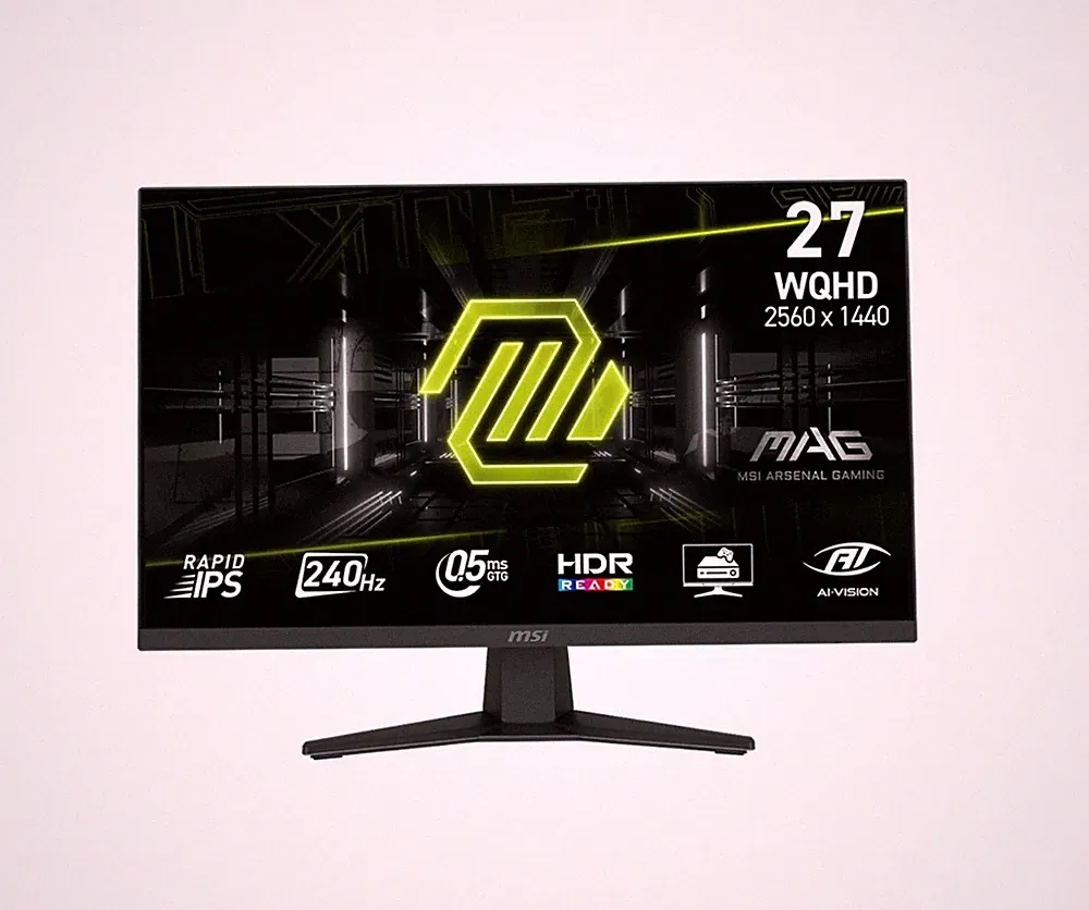 MSI MAG 274QF X24 27" IPS WQHD 240Hz Gaming Monitor 0.5ms, HDR Ready Tilt Adjust