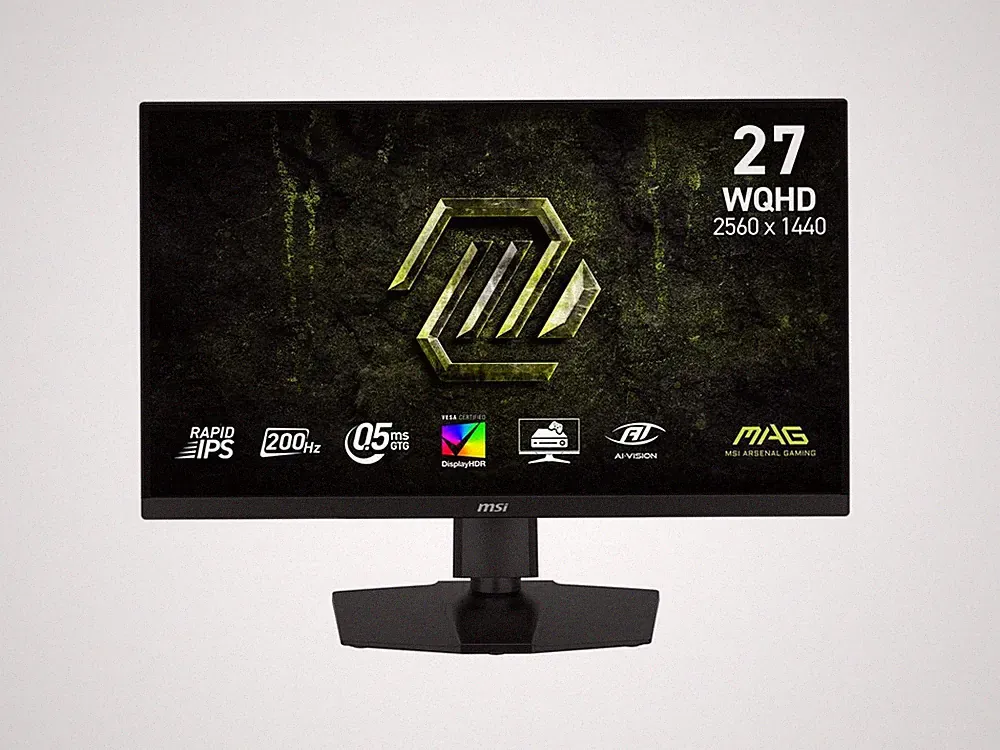MSI MAG 274QPF E20 27" WQHD Rapid IPS Gaming Monitor 2560x1440 200Hz 0.5ms HDR40