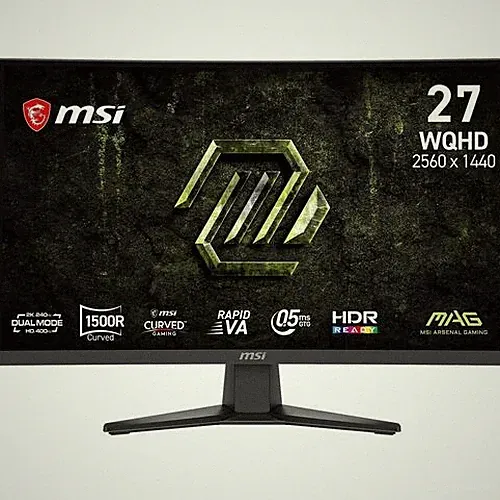 MSI MAG 275CQDF X24 - Gaming Monitor - 34 Rapid VA WQHD 400Hz Display - HDMI