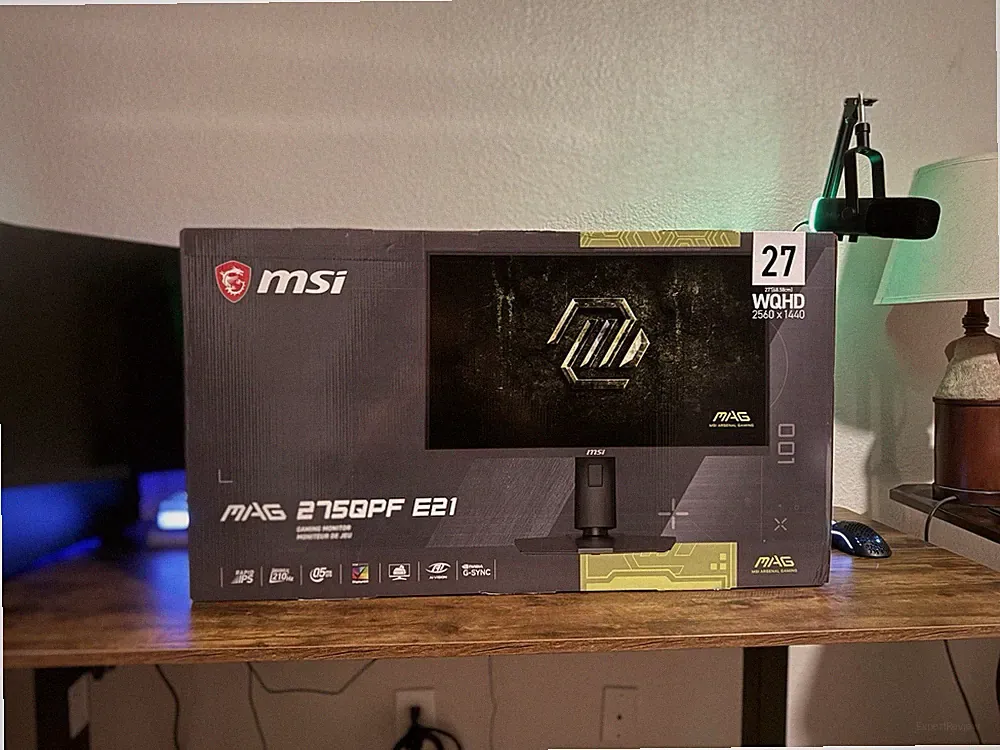 MSI MAG 275QPF E21 27in 2560 x 1440 QHD Gaming Monitor 210Hz AMD FreeSync
