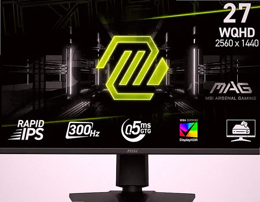 MSI MAG 275QPF X30 27" QHD 300HZ 1MS ADAPTIVE SYNC GAMING MONITOR - BLACK