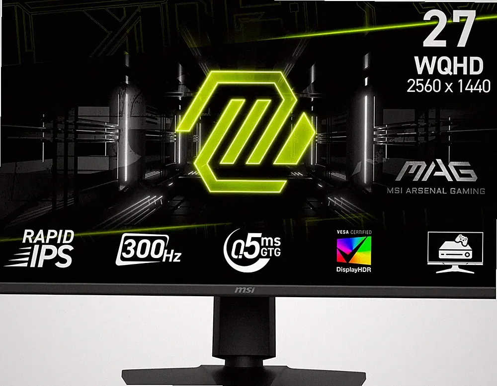 MSI - MAG 275QPF X30 27" QHD 300Hz 1ms Adaptive Sync Gaming Monitor (DisplayP...