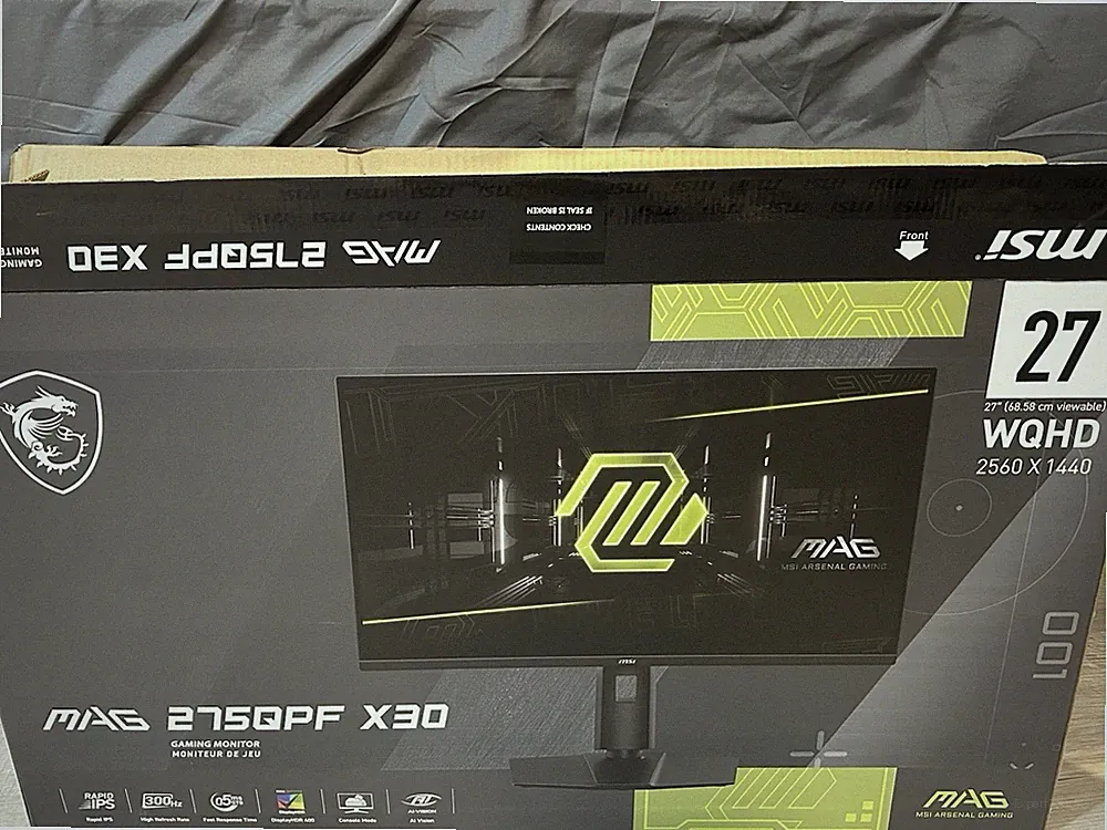 MSI - MAG 275QPF X30 27" QHD 300Hz 1ms Adaptive Sync Monitor (DisplayPort, HDMI)