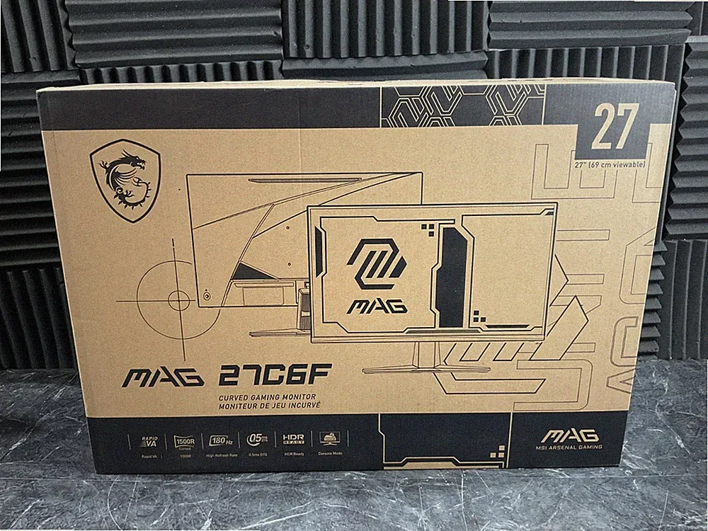 MSI MAG 27C6F 27" Curved LED LCD Monitor 1080p MAG27C6F 💚❤️💚❤️💚❤️ NEW