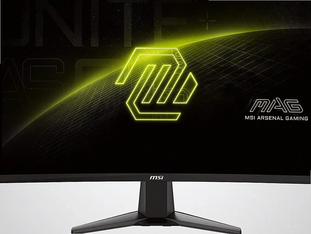MSI MAG 27C6F 27" FHD 1500R Curved Gaming Monitor, 180Hz/0.5ms HDR Ready