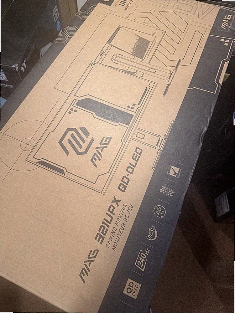 MSI MAG 321UPX QD-OLED 32" 16:9, QD-OLED Gaming Monitor, 240Hz 0.03ms, 3840 x 21