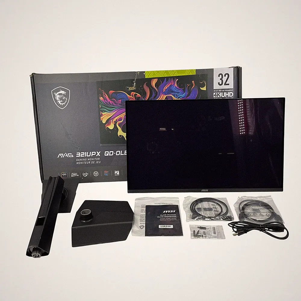 MSI MAG 321UPX QD-OLED 32" 4K UHD OLED Gaming Monitor 3840x2160 0.03ms 240Hz