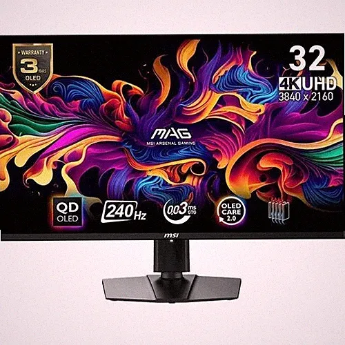 MSI MAG 321UPX QD-OLED 32" Class 4K UHD Gaming OLED Monitor - 16:9 - Black