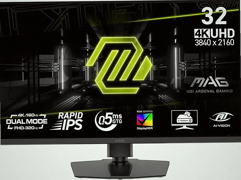 MSI MAG 322URDF E16 Gaming Monitor 32" 3840x2160(4K) 160Hz UHD / 320Hz FHD Rapid