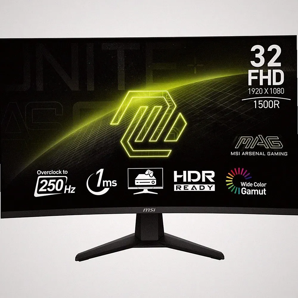 MSI MAG 32C6X 31.5" FHD 250Hz Curved Gaming Monitor 1ms Adaptive-Sync HDR Ready