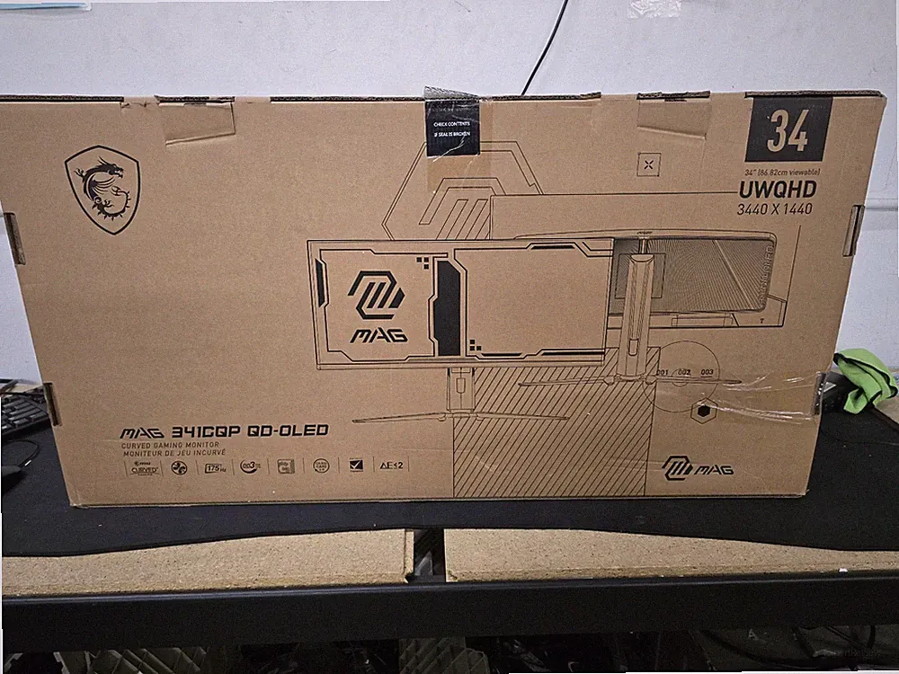 MSI MAG 341CQP QD-OLED 34" UWQHD 175Hz/0.03ms HDR 400 Gaming Monitor (#3)