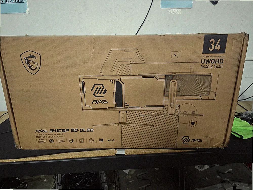 MSI MAG 341CQP QD-OLED 34" UWQHD 175Hz/0.03ms HDR 400 Gaming Monitor (#4)