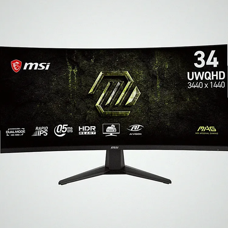 MSI MAG 346CQDF E20 34" UWQHD VA,200Hz, 0.5ms, HDR Ready, Curved Gaming Monitor