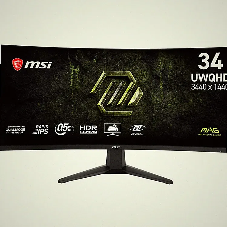 MSI MAG 346CQDF E20 34" UWQHD VA,200Hz, 0.5ms, HDR Ready, Curved Gaming Monitor