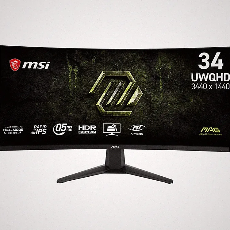 MSI MAG 346CQDF E20 34" UWQHD VA,200Hz, 0.5ms, HDR Ready, Curved Gaming Monitor