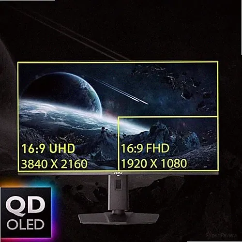 MSI MAG QD-OLED, 32" 4K UHD QUANTUM DOT OLED GAMING MONITOR, 3840 X - BLACK