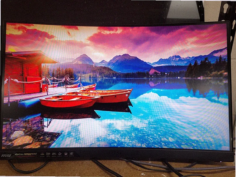 MSI MAG241C 24" 1920x1080 144Hz Curved Monitor HDMI, DP *No Stand/Read* | M894