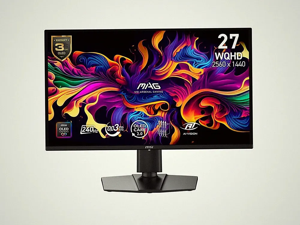 MSI MAG274QPQDOLEDX24 27" QHD Gaming OLED Monitor 240Hz