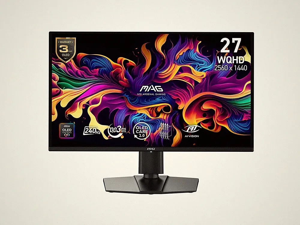MSI MAG274QPQDOLEDX24 27" QHD Gaming OLED Monitor 240Hz