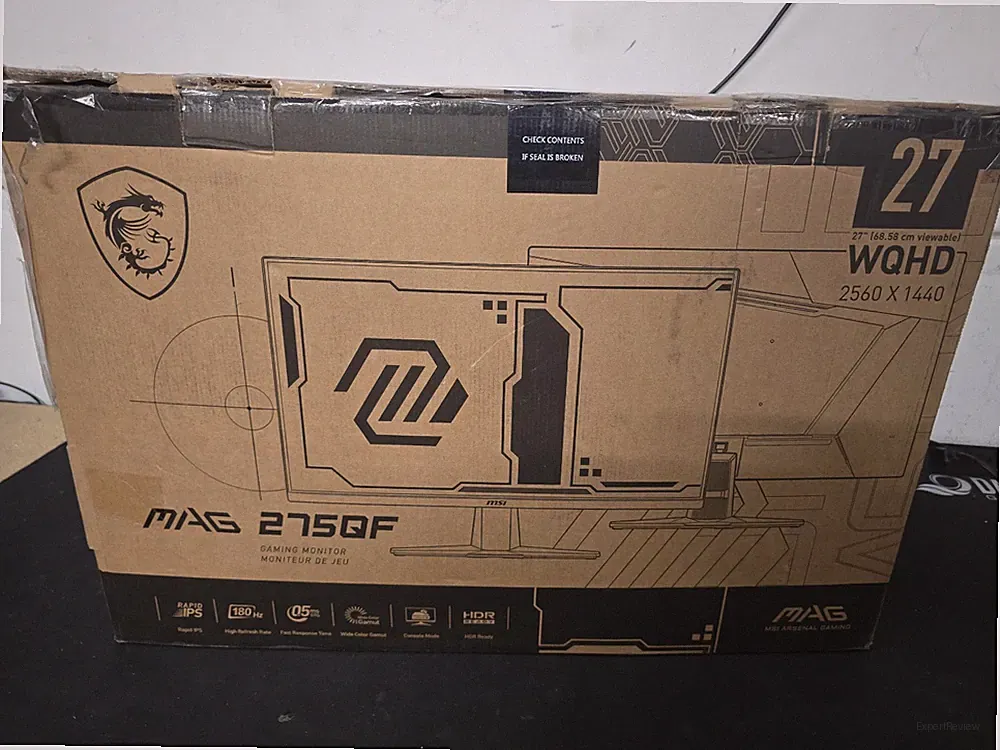 MSI MAG275QF MAG 275QF 27" WQHD 180Hz Gaming Monitor (READ)