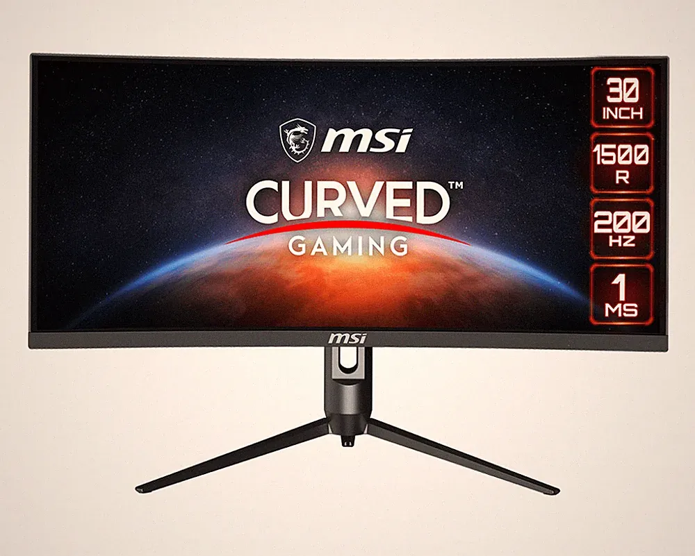 MSI MAG301CR2 30" 2560x1080 1ms 200Hz Curved Monitor Certified Refurbished