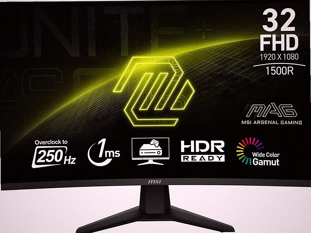 MSI MAG32C6X 32" FHD Curved Gaming Monitor 250Hz Black