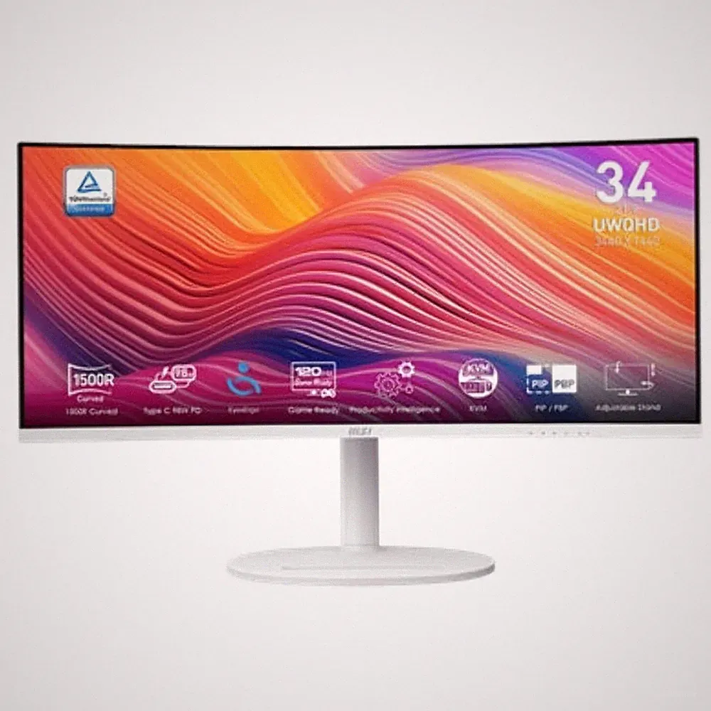 MSI ModernMD342CQPW 34" UW-QHD Curved LCD Monitor 120Hz