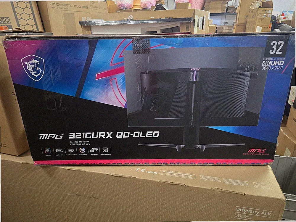 MSI MPG 321CURX QD-OLED 31.5" 4K UHD (3840 x 2160) 240Hz Curved Gaming Monitor