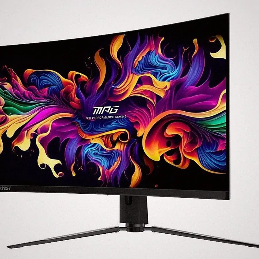MSI MPG 321CURX QD-OLED 32" Class 4K UHD Curved Screen Gaming Monitor, Black