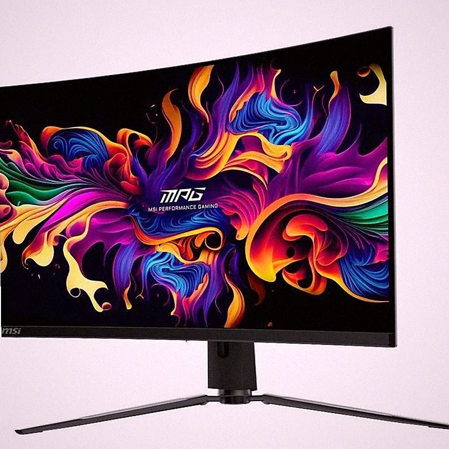 MSI MPG 321CURX QD-OLED 32" Class 4K UHD Curved Screen Gaming Monitor, Black