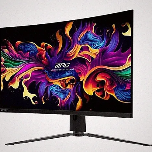 MSI MPG 321CURX QD-OLED 32 Class 4K UHD Curved Screen Gaming OLED Monitor - 16