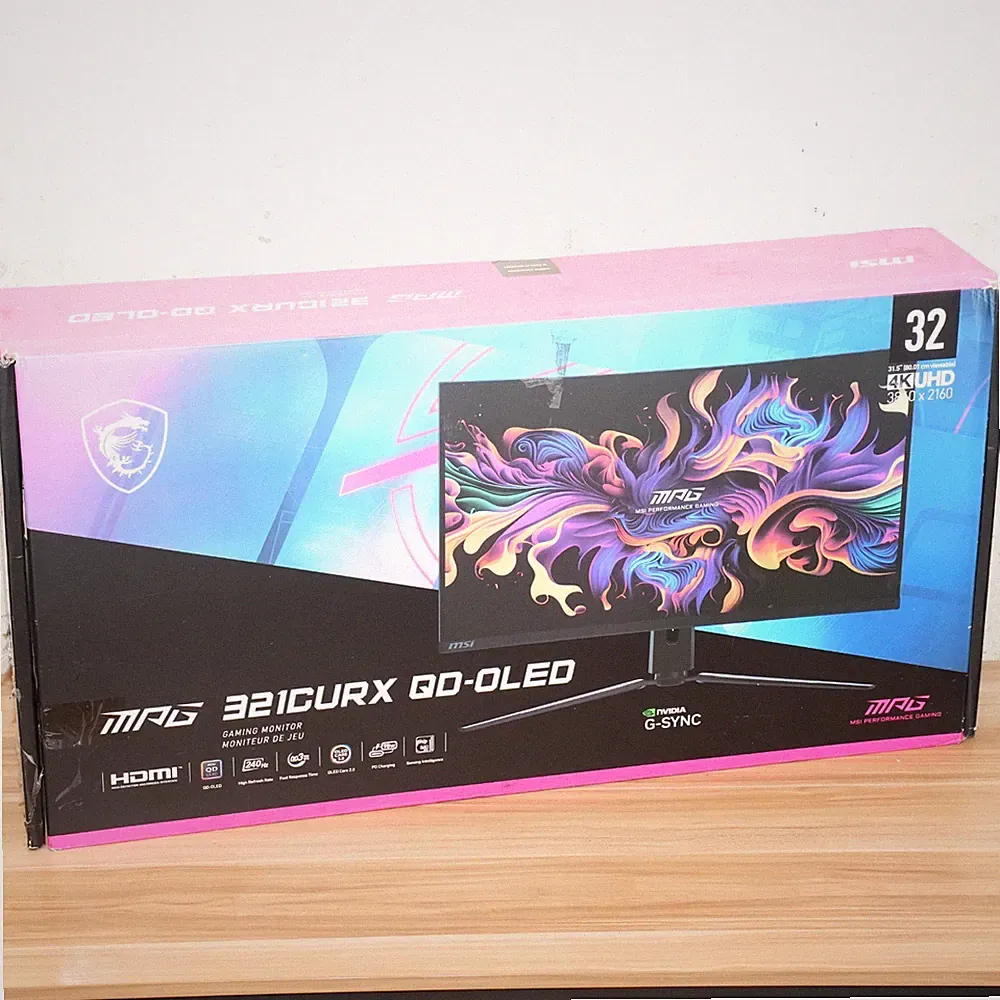 MSI MPG 321CURX QD-OLED 32-inch 4K UHD 240Hz Curved Gaming Monitor