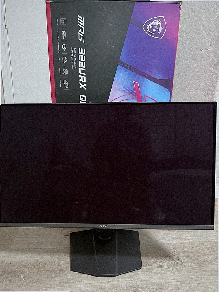 MSI MPG 322URX QD-OLED 32” 4K UHD 240Hz HDR FreeSync Pro G-SYNC Monitor