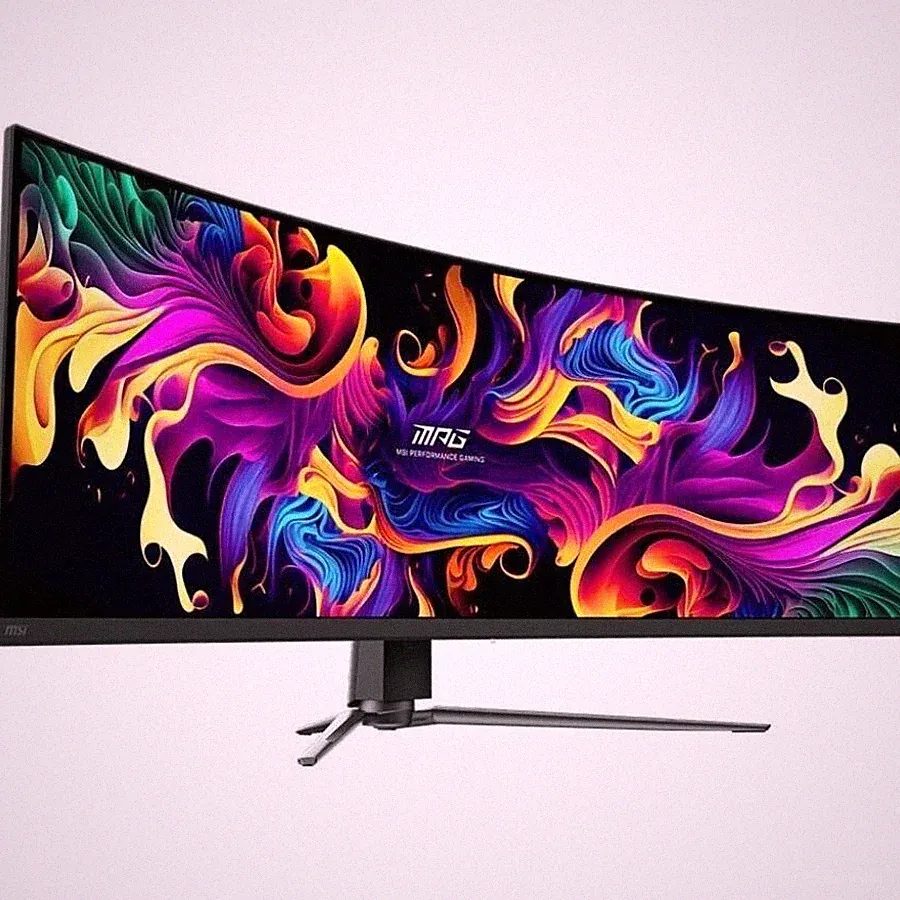 MSI MPG 491CQP QD-OLED 49" DQHD Curved Gaming Monitor 32:9 5120x1440 HDI- DP HUB