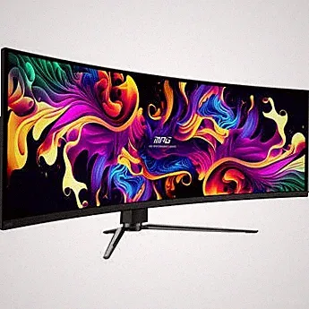 MSI MPG 491CQPX QD-OLED 49 in 1440p HDR 240 Hz Curved Ultrawide Gaming Monitor