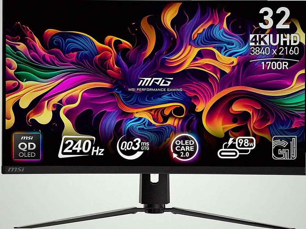MSI MPG321CURXQDOLED 32" 4K UHD Curved Gaming OLED Monitor