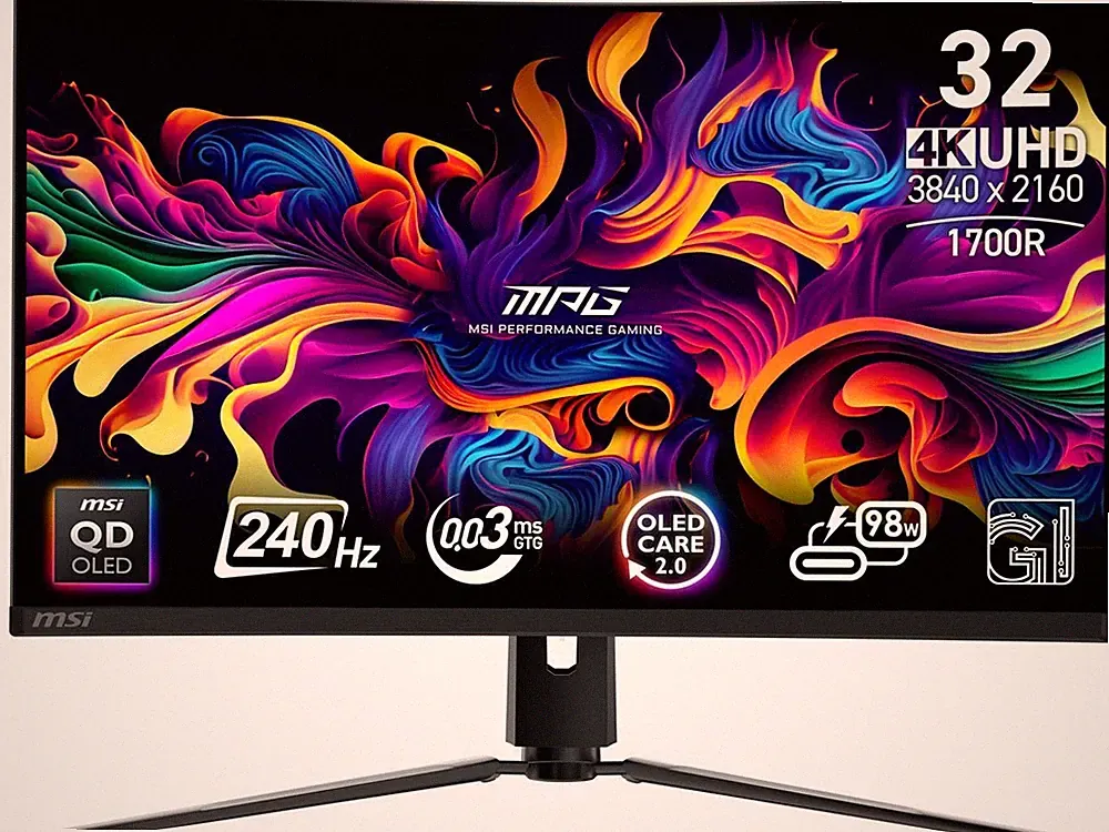 MSI MPG321CURXQDOLED 32" 4K UHD Curved Gaming OLED Monitor