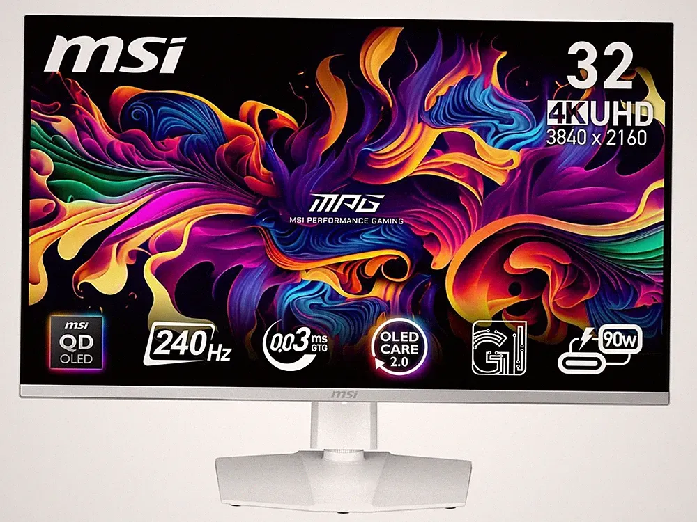 MSI MPG321URXWQDOLED 32" 4K UHD Gaming OLED Monitor 240Hz