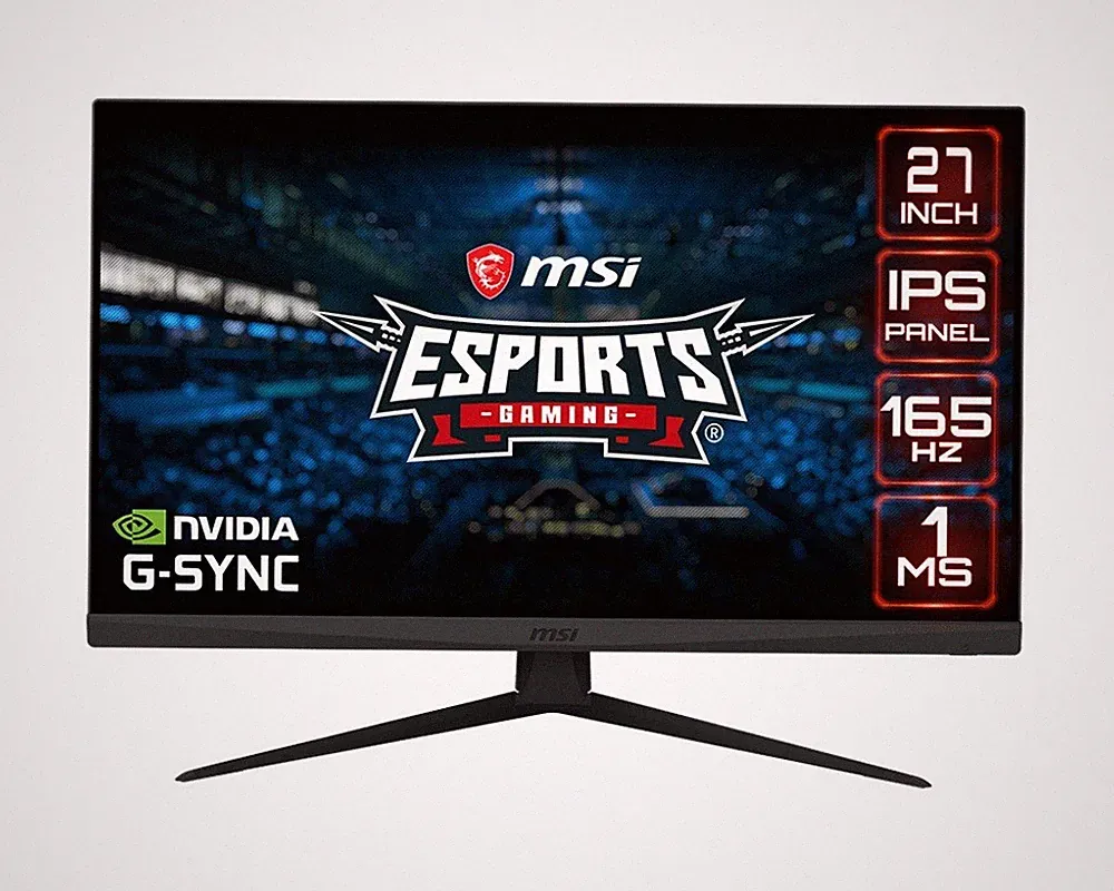 MSI Optix G273 Gaming 27" IPS Gaming Monitor 165Hz 1ms NVIDIA G-SYNC Black
