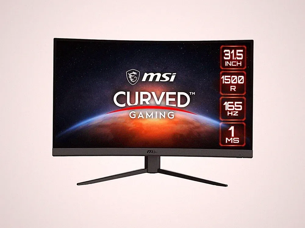 MSI Optix G32C4W 32" 1920 x 1080 1ms (MPRT) 165Hz Gaming Monitor HDMI, Display
