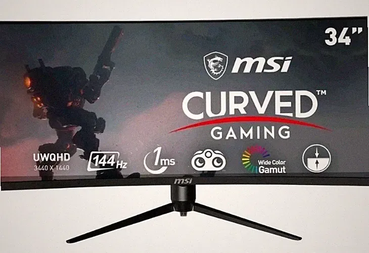 MSI Optix MAG342CQR 21:9 HDMI 144Hz 1Ms 3440X1440 LED 34" Curved Gaming Monitor