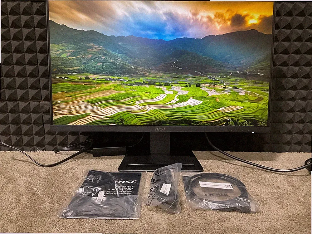 MSI Pro 27" LED LCD Monitor 1080p PROMP273A ❤️️✅❤️✅❤️️ NEW OPEN BOX